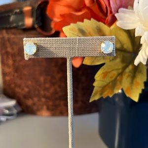 White Opal Impression Earrings (Park Lane Jewelry)